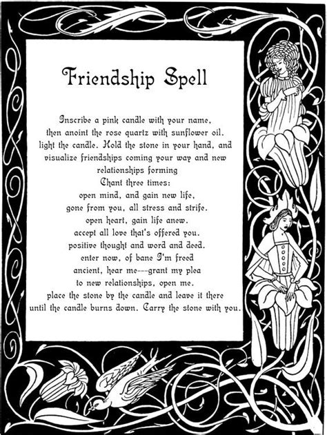 Anthems of friendship and witchcraft